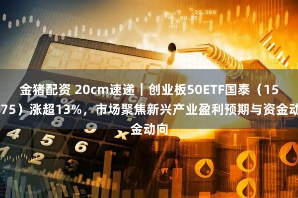 金猪配资 20cm速递|创业板50ETF国泰(159375)涨超13%,市场聚焦新兴产业盈利预期与资金动向